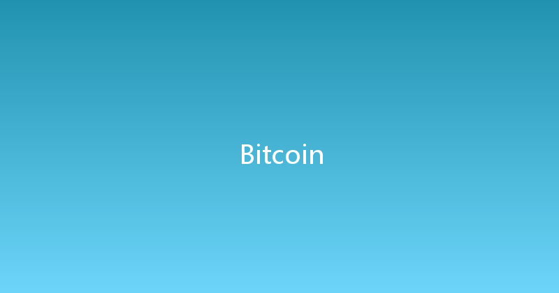 Bitcoin 