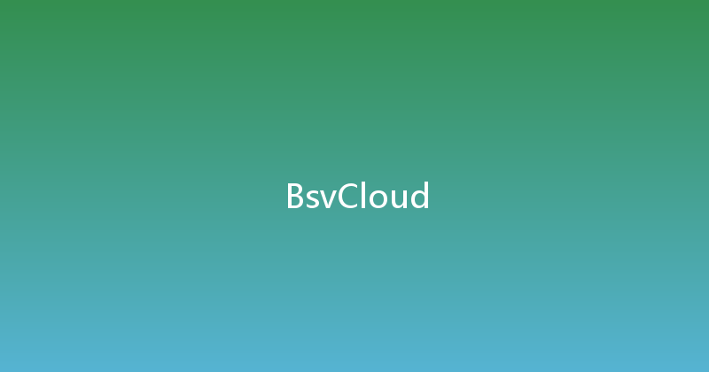 BsvCloud 