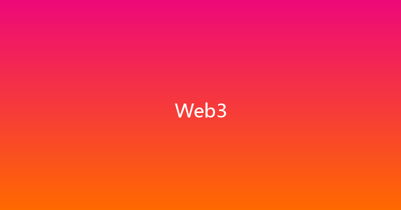Web3 