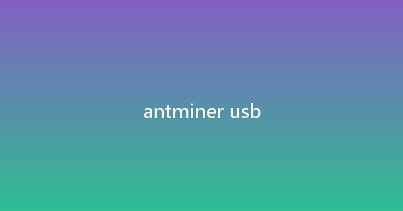 antminer usb 