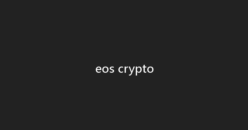 eos crypto 